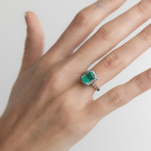 Emerald Diamond Gold Tattoo