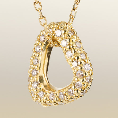 18K Gold & Diamond heart, organic, lovers' natural glow, RAFU APPU Imperial Opulence collection.