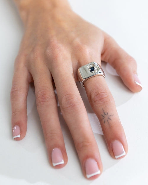 Loud Lord Blue Sapphire Ring