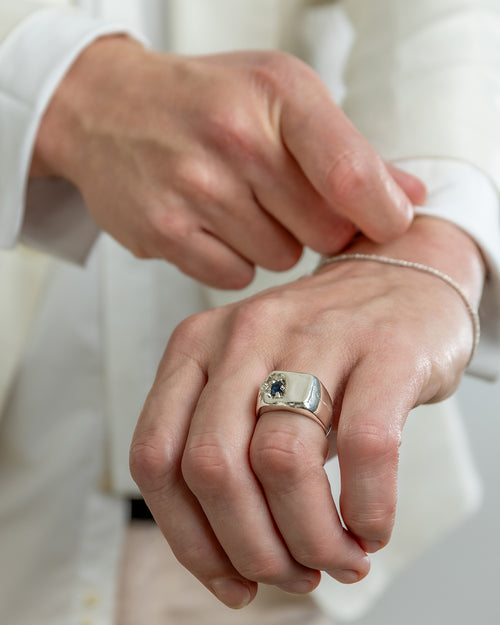 Loud Lord Blue Sapphire Ring