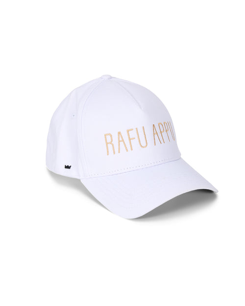 Baseball Cap White RAFU APPU