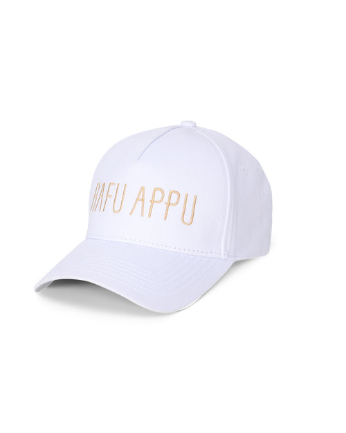 Baseball Cap White RAFU APPU