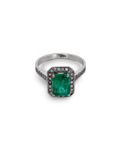 Emerald Impress Ring